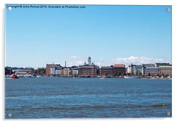 Helsinki Coastline Acrylic by Juha Remes