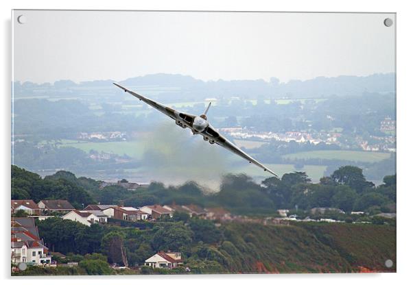 The final Vulcan flight at Dawlish Acrylic by Oxon Images
