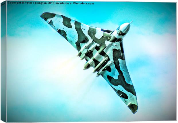  Roar Into The Skies Canvas Print by Peter Farrington