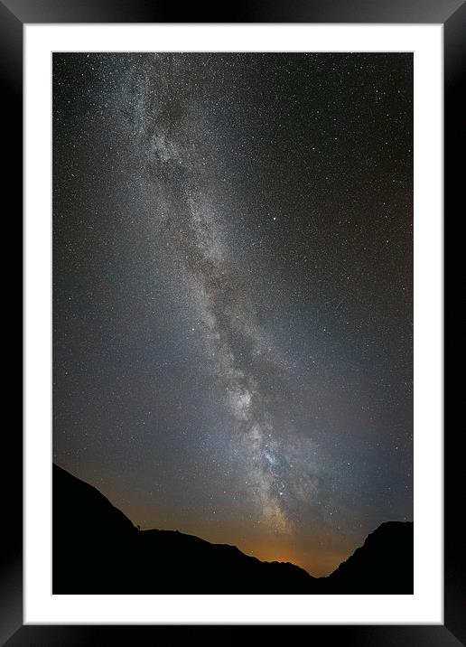 The Milky Way - Our Home in Space Framed Mounted Print by Natures' Canvas: Wall Art  & Prints by Andy Astbury