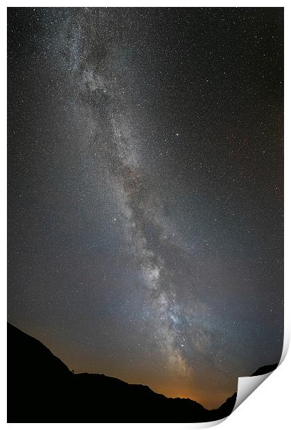 The Milky Way - Our Home in Space Print by Natures' Canvas: Wall Art  & Prints by Andy Astbury