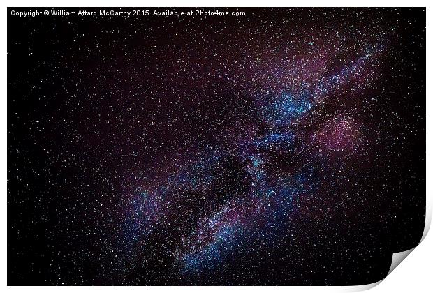 Milky Way Detail Print by William AttardMcCarthy
