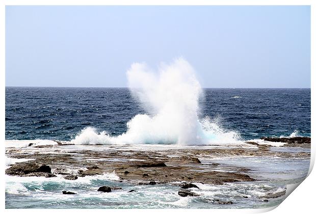 Power of the Sea Print by Heath Birrer