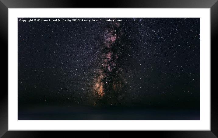 The Magnificent Milky Way Framed Mounted Print by William AttardMcCarthy