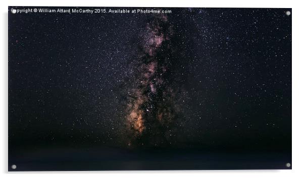 The Magnificent Milky Way Acrylic by William AttardMcCarthy