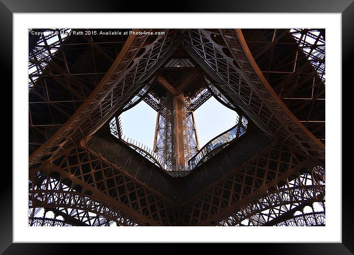  Eiffel Tower Framed Mounted Print by Mary Rath