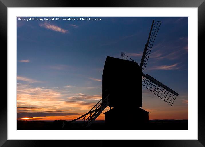 Brill Windmill Framed Mounted Print by Danny Callcut