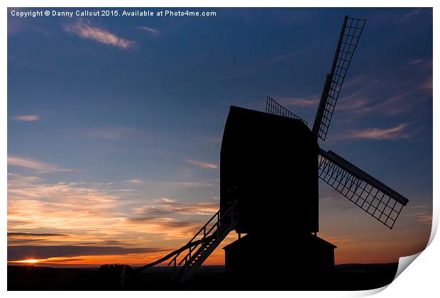 Brill Windmill Print by Danny Callcut