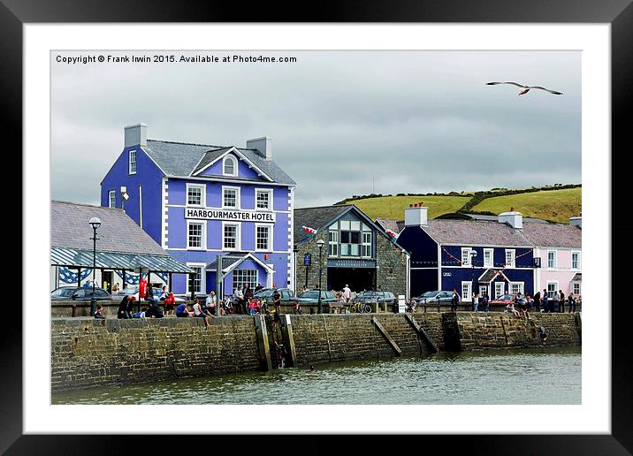  Aberaeron harbour Framed Mounted Print by Frank Irwin