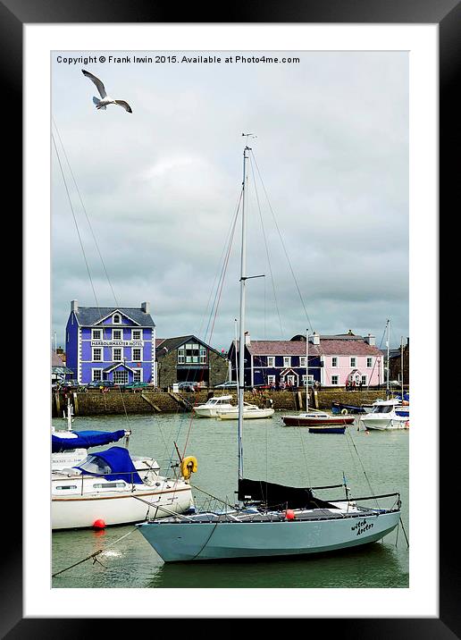 Aberaeron harbour Framed Mounted Print by Frank Irwin