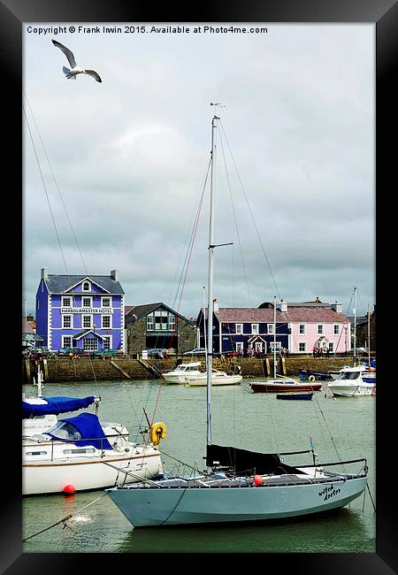 Aberaeron harbour Framed Print by Frank Irwin