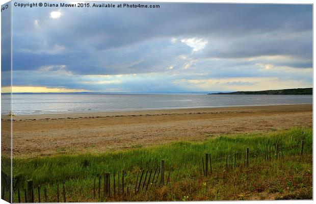 Early evening Sand Bay   Canvas Print by Diana Mower