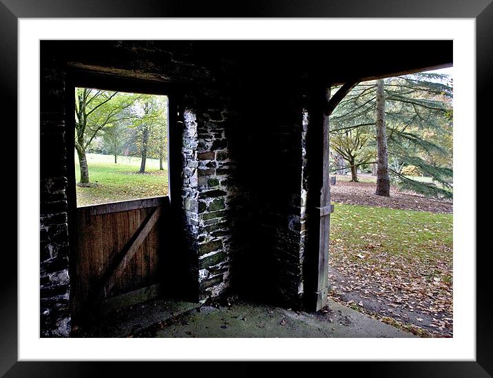 "Do You Live In a Barn" Framed Mounted Print by Mike Gorton