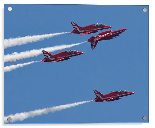  Red Arrows master of the skies Acrylic by Jennie Franklin