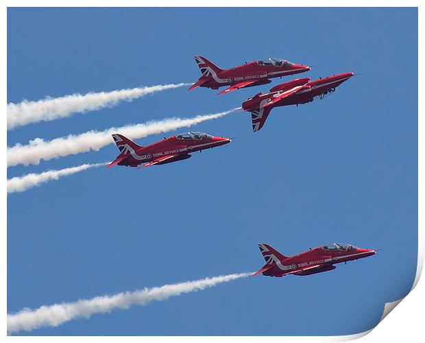  Red Arrows master of the skies Print by Jennie Franklin