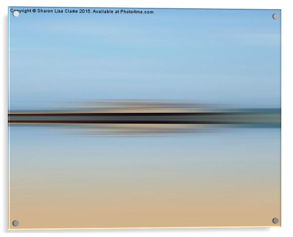  The Horizon Acrylic by Sharon Lisa Clarke