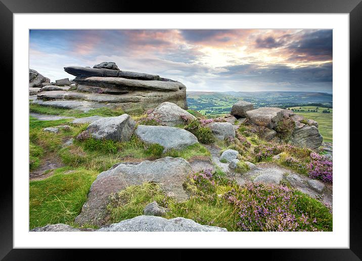  Over Owler Tor  Framed Mounted Print by Phil Sproson
