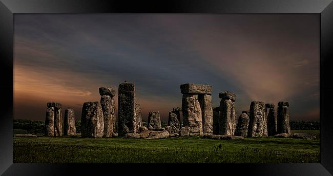  Stonehenge Framed Print by Eddie John