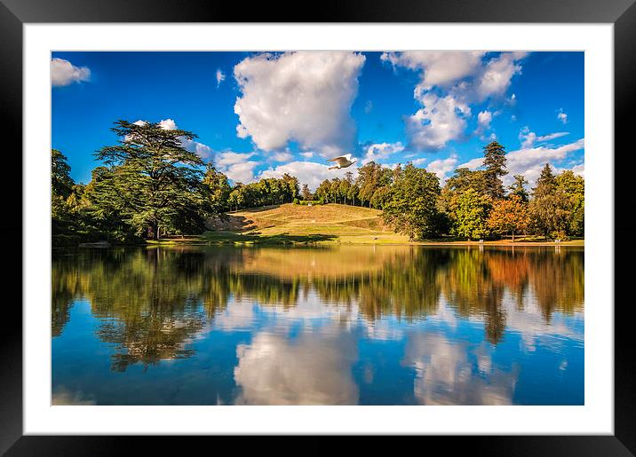  The Esher Lake Framed Mounted Print by Colin Evans