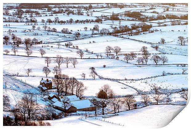  Mam Farm, Hope Valley, Peak District Print by Phil Sproson