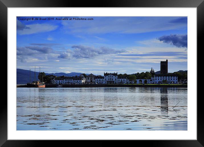 Twilight in Inveraray Framed Mounted Print by Jane Braat