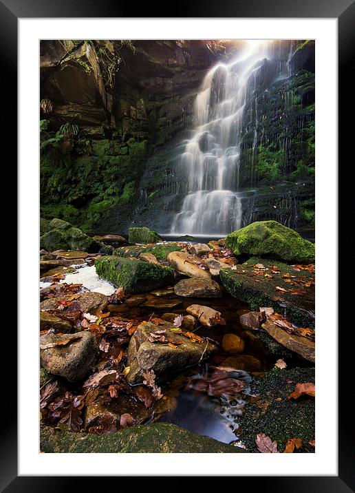 Middle Black Clough, Peak District Framed Mounted Print by Phil Sproson