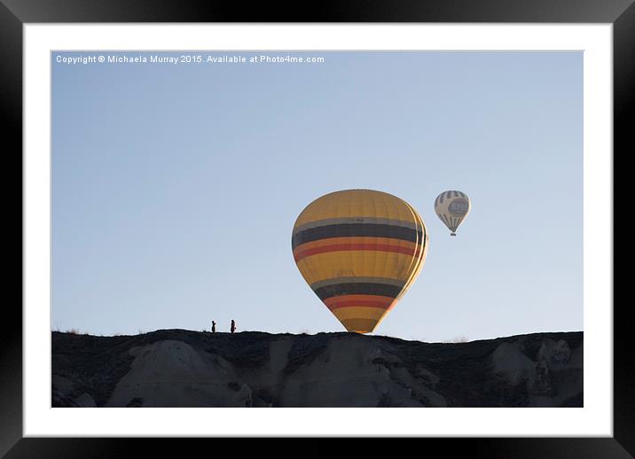  Hot Air Balloons Framed Mounted Print by Michaela Murray