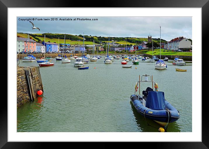 Aberaeron harbour Framed Mounted Print by Frank Irwin
