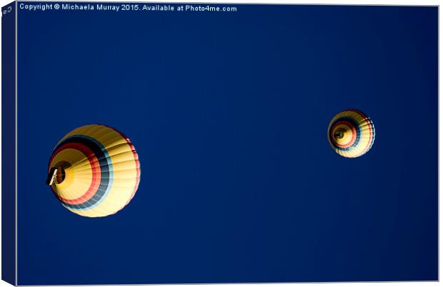 Hot Air Balloons  Canvas Print by Michaela Murray