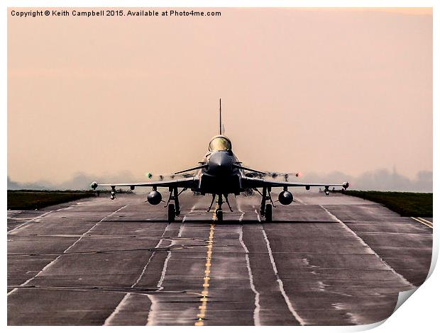  Typhoons at Dawn Print by Keith Campbell