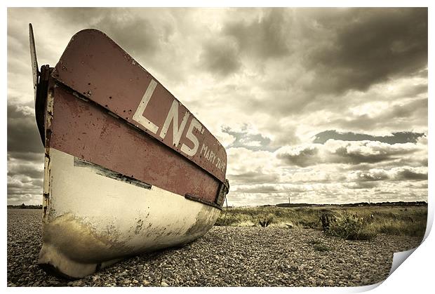 Fishing Boat Mary Jane Print by Stephen Mole