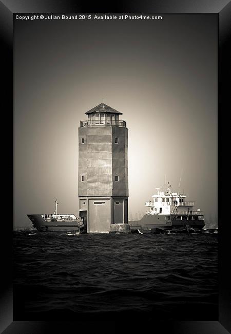 Lighthouse,  Jakarta, Indonesia Framed Print by Julian Bound