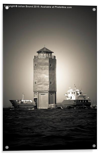 Lighthouse,  Jakarta, Indonesia Acrylic by Julian Bound