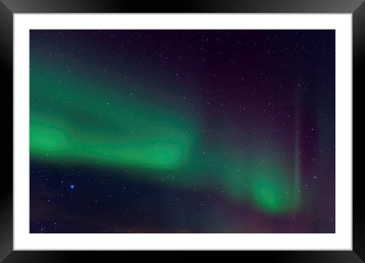 Aurora Borealis Framed Mounted Print by Thomas Schaeffer
