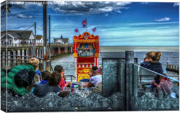  Punch and Judy Canvas Print by Nigel Bangert