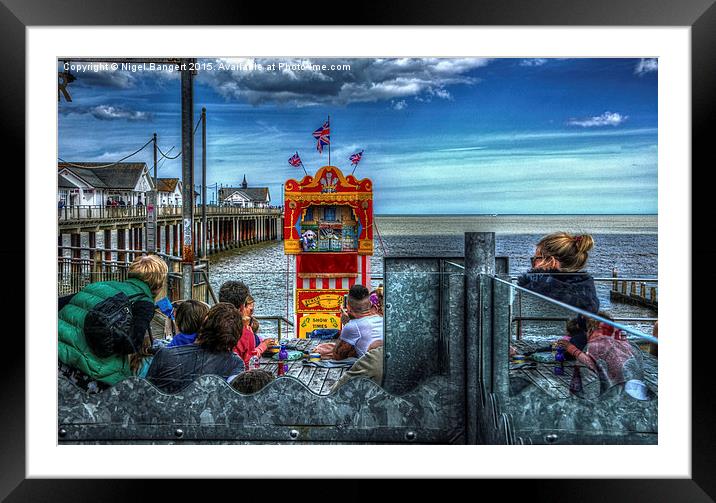  Punch and Judy Framed Mounted Print by Nigel Bangert