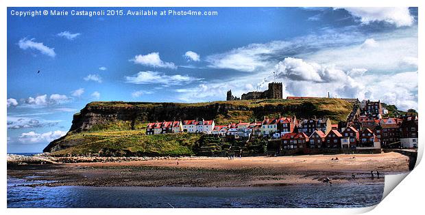  Whitby's Landmark Print by Marie Castagnoli