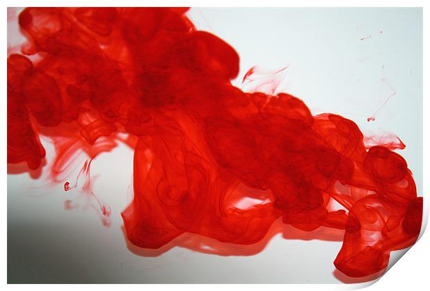Red Mist Print by les tobin