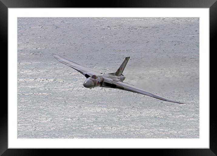  Vulcan powering up for Eastbourne Framed Mounted Print by Oxon Images