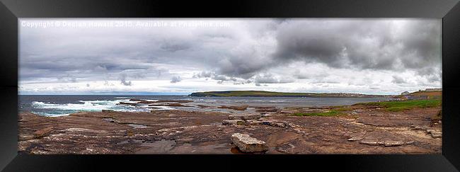  Kilkee Panorama on Loop Head Peninsula Framed Print by Declan Howard