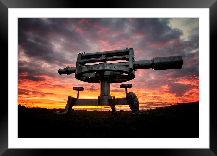  Consett Sunset Framed Mounted Print by Northeast Images
