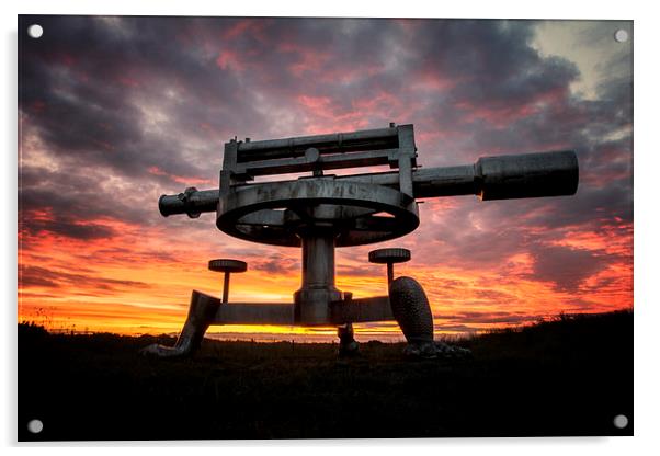  Consett Sunset Acrylic by Northeast Images
