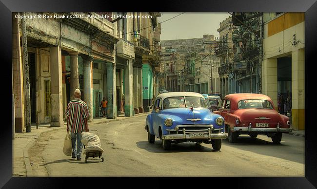  Classic Havana Framed Print by Rob Hawkins
