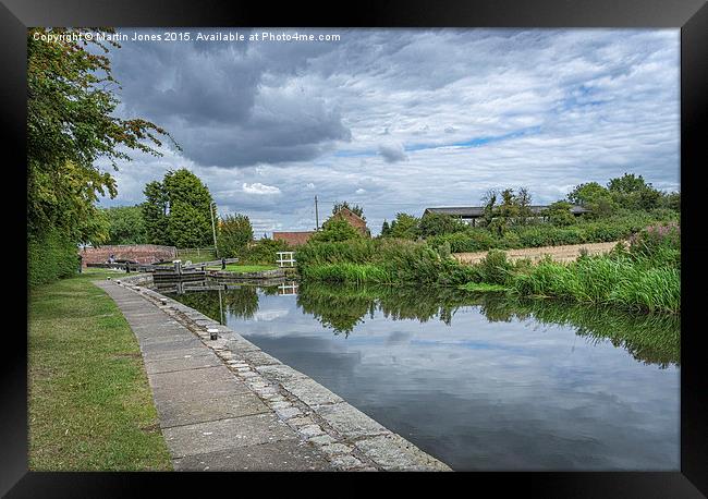  Shaw Lock on the Chesterfield Canal Framed Print by K7 Photography