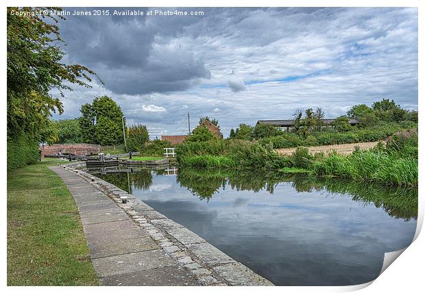  Shaw Lock on the Chesterfield Canal Print by K7 Photography