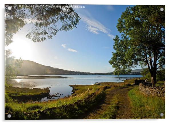  Loch Portree from Inveralivaig Acrylic by Richard Smith