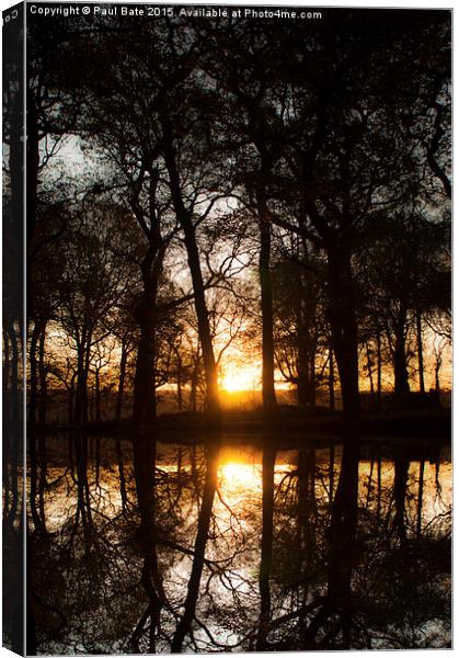  Reflections Canvas Print by Paul Bate
