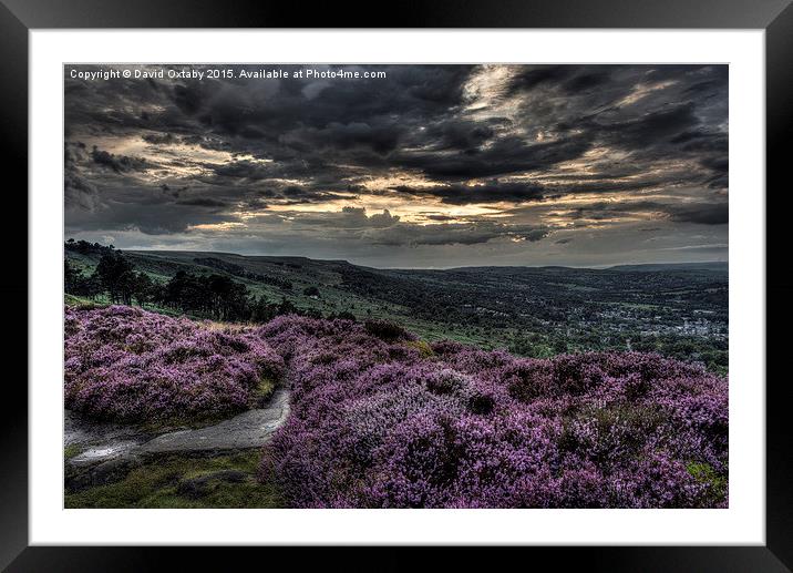  After the Storm - Ilkley Moor Framed Mounted Print by David Oxtaby  ARPS
