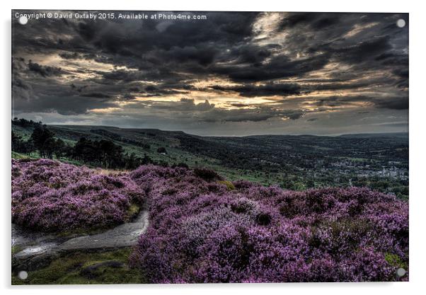  After the Storm - Ilkley Moor Acrylic by David Oxtaby  ARPS