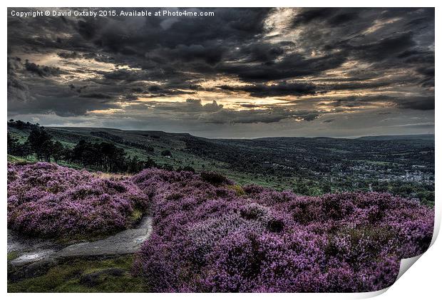  After the Storm - Ilkley Moor Print by David Oxtaby  ARPS